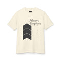 Always Improve Tee — Motivational Vintage Statue Graphic T-Shirt