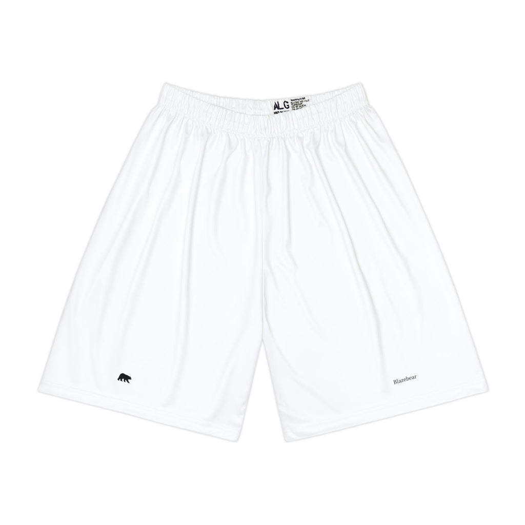 Athletic Men’s Sports Shorts — Lightweight White Performance Gym Shorts