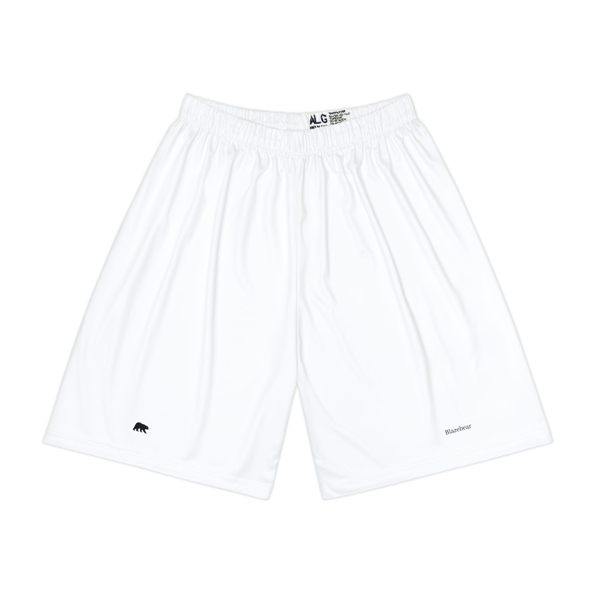 Athletic Men’s Sports Shorts — Lightweight White Performance Gym Shorts