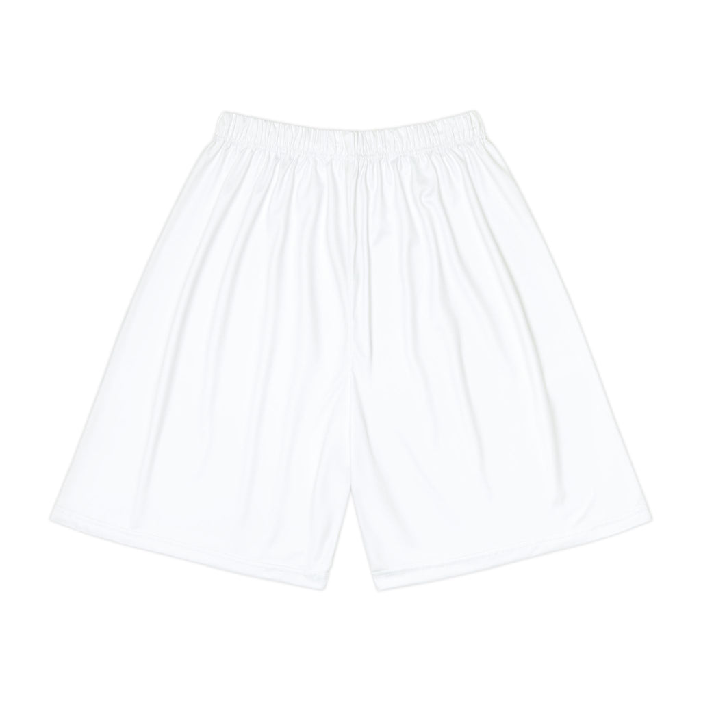 Athletic Men’s Sports Shorts — Lightweight White Performance Gym Shorts