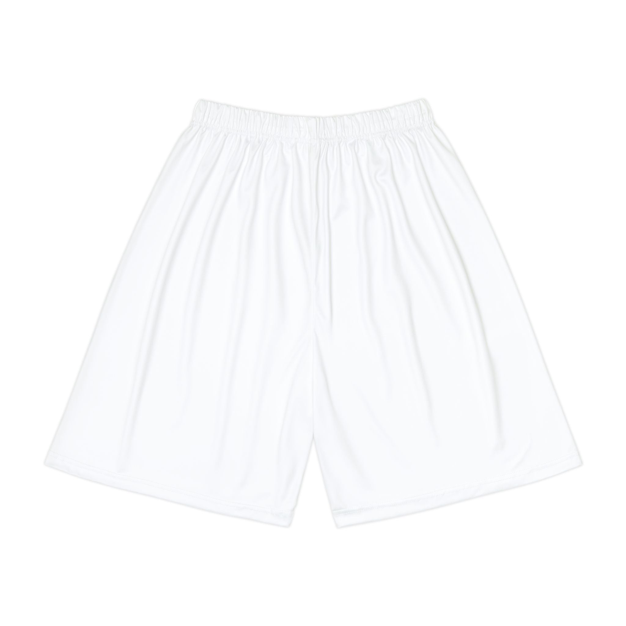 Athletic Men’s Sports Shorts — Lightweight White Performance Gym Shorts