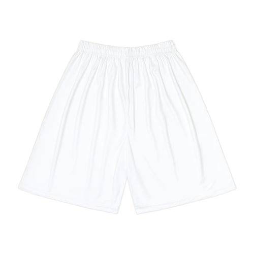 Athletic Men’s Sports Shorts — Lightweight White Performance Gym Shorts
