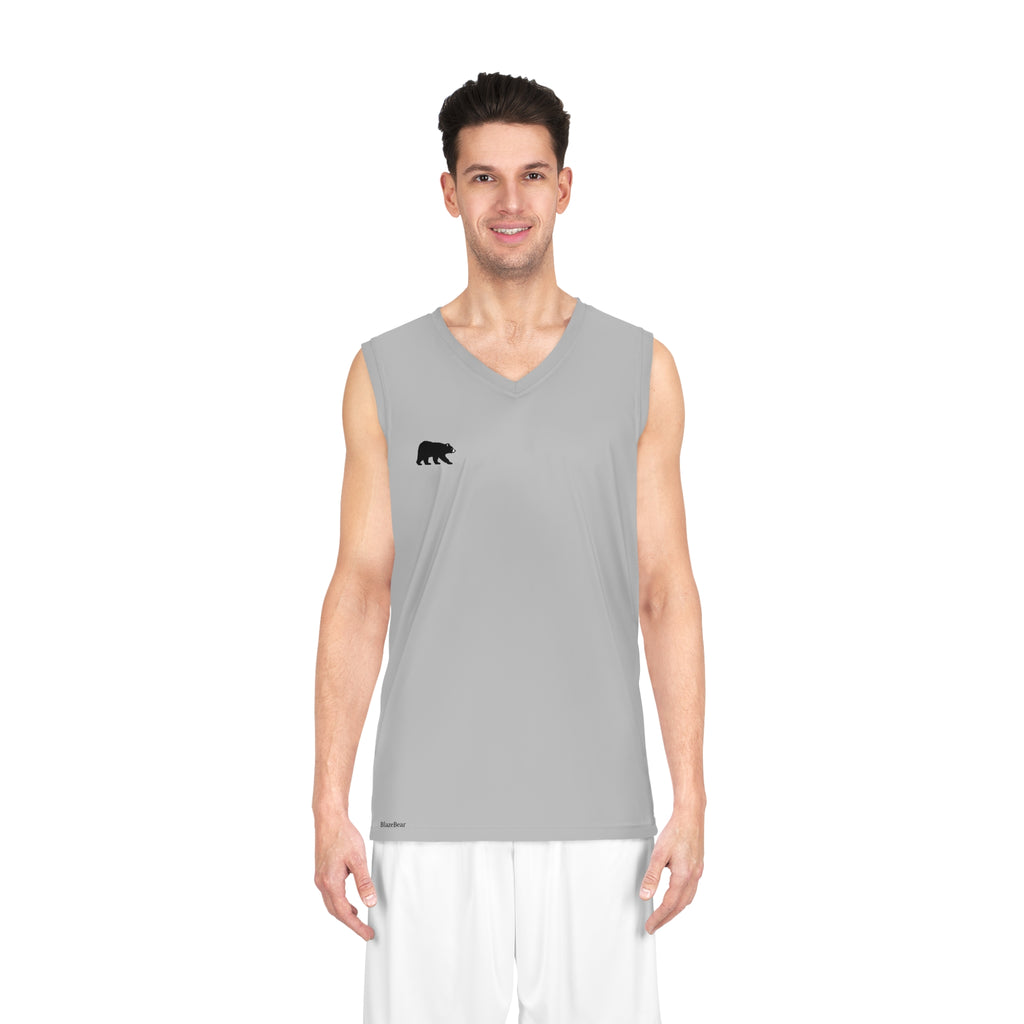 Bear Logo Basketball Jersey - Minimal Athletic Tank